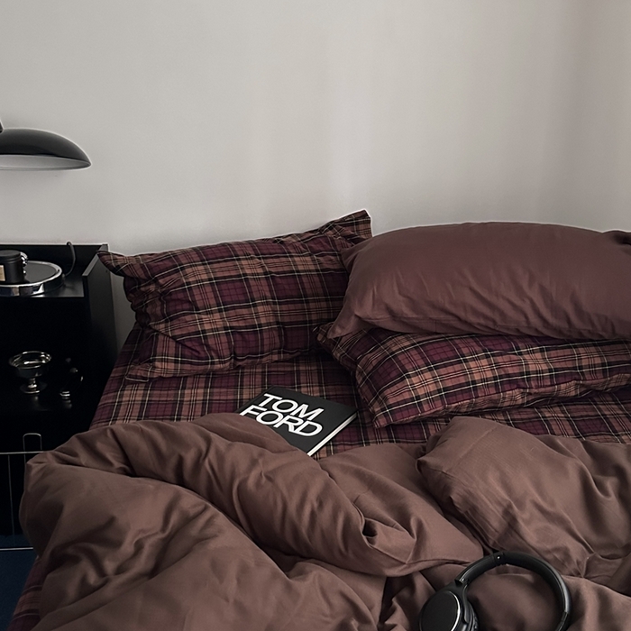 91家纺网 家纺一手货源 找家纺 （总）柚可家居 2026年色织水洗套件-琥珀情书 控价 （券后标准不低于258元，加大不低于278元）