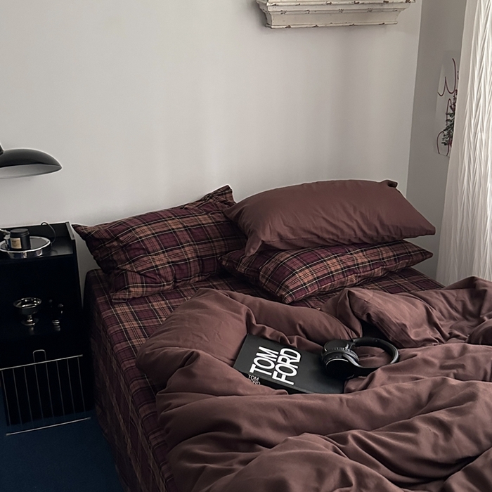 91家纺网 家纺一手货源 找家纺 （总）柚可家居 2026年色织水洗套件-琥珀情书 控价 （券后标准不低于258元，加大不低于278元）