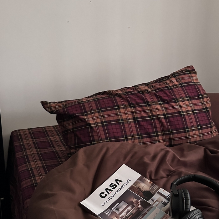 91家纺网 家纺一手货源 找家纺 （总）柚可家居 2026年色织水洗套件-琥珀情书 控价 （券后标准不低于258元，加大不低于278元）