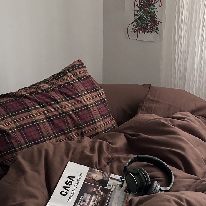 91家纺网 家纺一手货源 找家纺 （总）柚可家居 2026年色织水洗套件-琥珀情书 控价 （券后标准不低于258元，加大不低于278元）