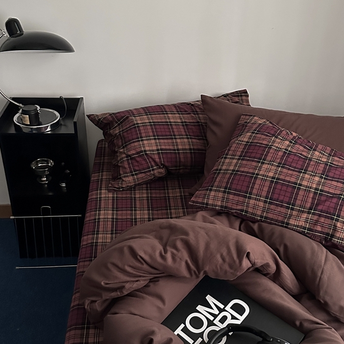 91家纺网 家纺一手货源 找家纺 （总）柚可家居 2026年色织水洗套件-琥珀情书 控价 （券后标准不低于258元，加大不低于278元）