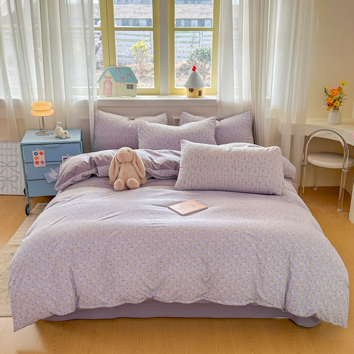 91家纺网 家纺一手货源 找家纺 （总）麦乐迪 2025新款棉感睡眠水洗云感棉四件套