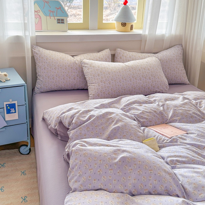 91家纺网 家纺一手货源 找家纺 （总）麦乐迪 2025新款棉感睡眠水洗云感棉四件套