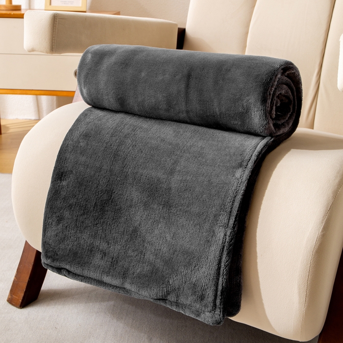 91家纺网 家纺一手货源 找家纺  2025新款跨境USB加热披肩毯多功能毛毯斗篷电热毯冬季保暖