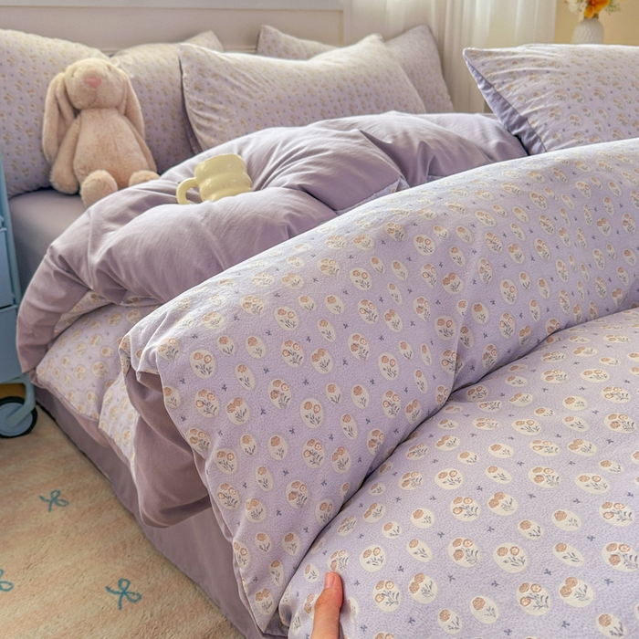 91家纺网 家纺一手货源 找家纺 （总）麦乐迪 2025新款棉感睡眠水洗云感棉四件套