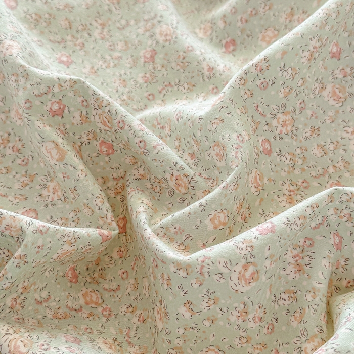 91家纺网 家纺一手货源 找家纺 麦乐迪 2025新款棉感睡眠水洗云感棉四件套 柔纹碎花