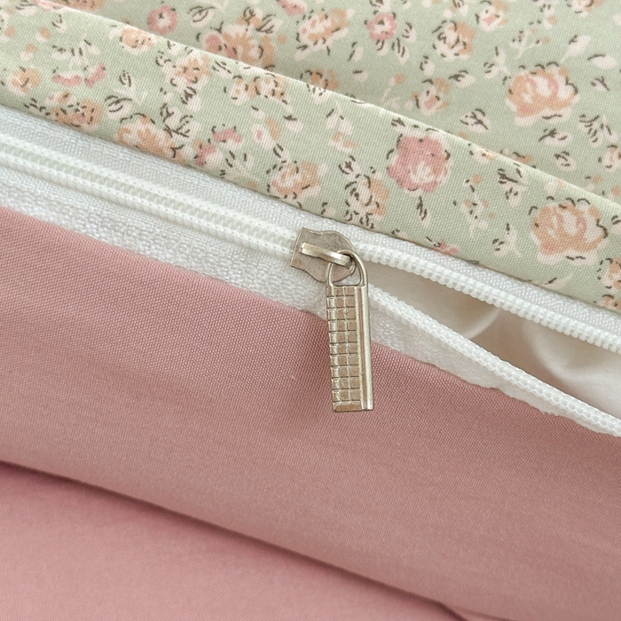 91家纺网 家纺一手货源 找家纺 麦乐迪 2025新款棉感睡眠水洗云感棉四件套 柔纹碎花