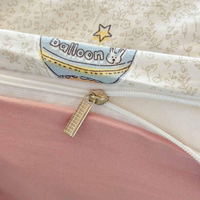 91家纺网 家纺一手货源 找家纺 麦乐迪 2025新款棉感睡眠水洗云感棉四件套 梦游乐园