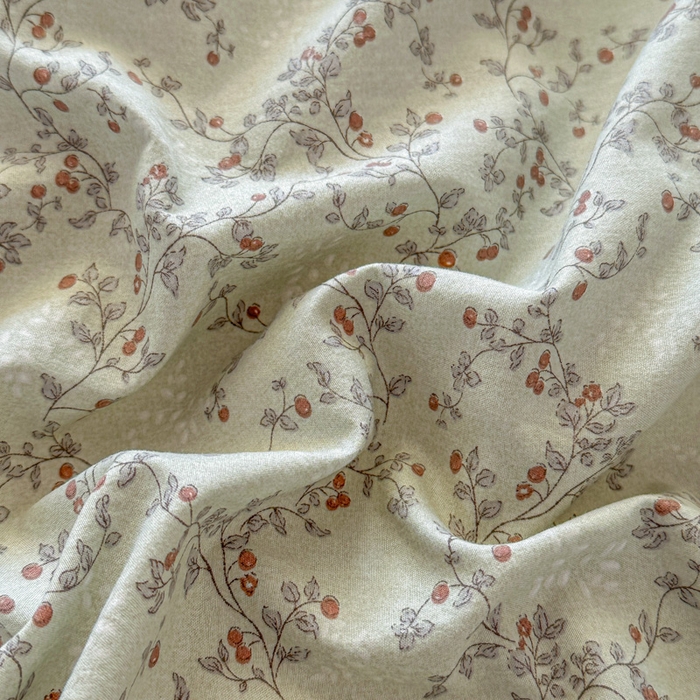 91家纺网 家纺一手货源 找家纺 麦乐迪 2025新款棉感睡眠水洗云感棉四件套 绿粉花簇