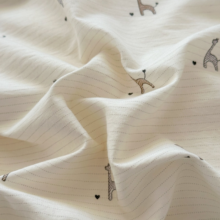 91家纺网 家纺一手货源 找家纺 麦乐迪 2025新款棉感睡眠水洗云感棉四件套 简约小马