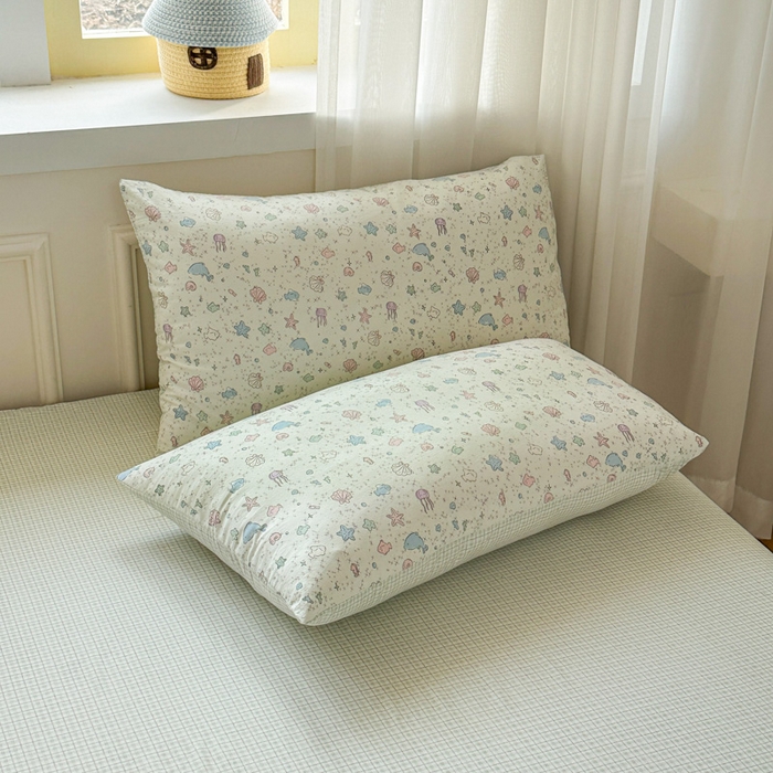 91家纺网 家纺一手货源 找家纺 麦乐迪 2025新款棉感睡眠水洗云感棉四件套 海洋星球