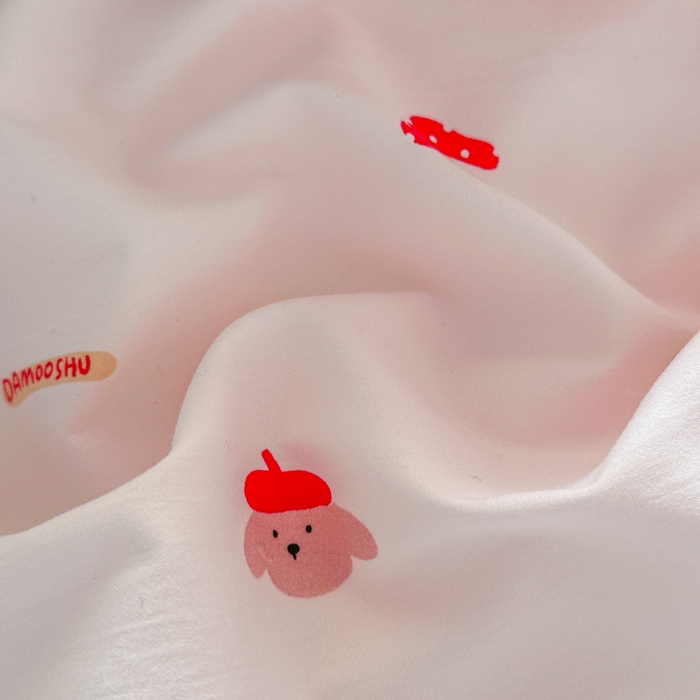 91家纺网 家纺一手货源 找家纺 麦乐迪 2025新款棉感睡眠水洗云感棉四件套 粉间小物