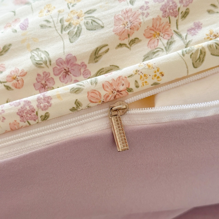 91家纺网 家纺一手货源 找家纺 麦乐迪 2025新款棉感睡眠水洗云感棉四件套 春日碎花