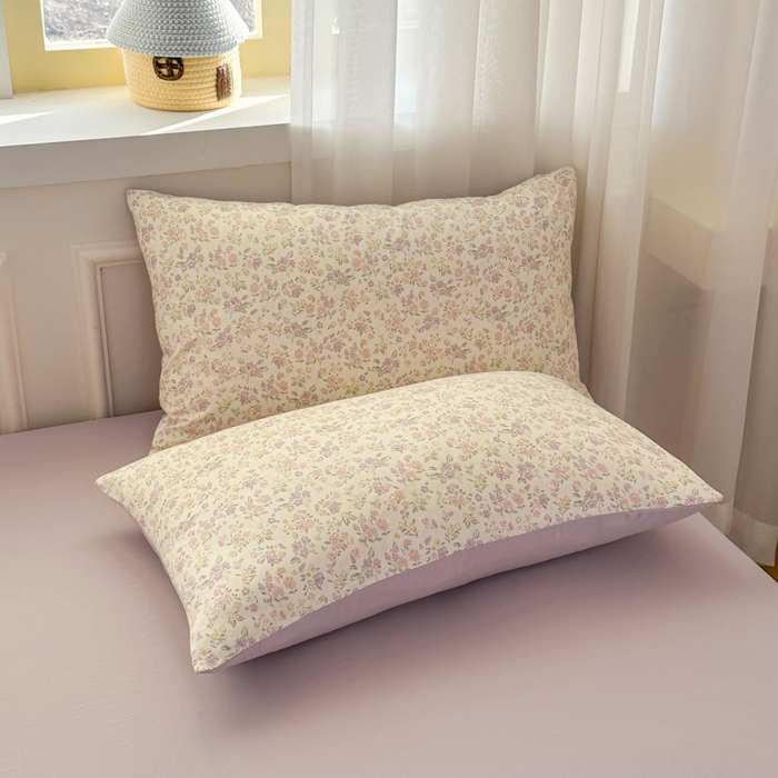 91家纺网 家纺一手货源 找家纺 麦乐迪 2025新款棉感睡眠水洗云感棉四件套 春日碎花