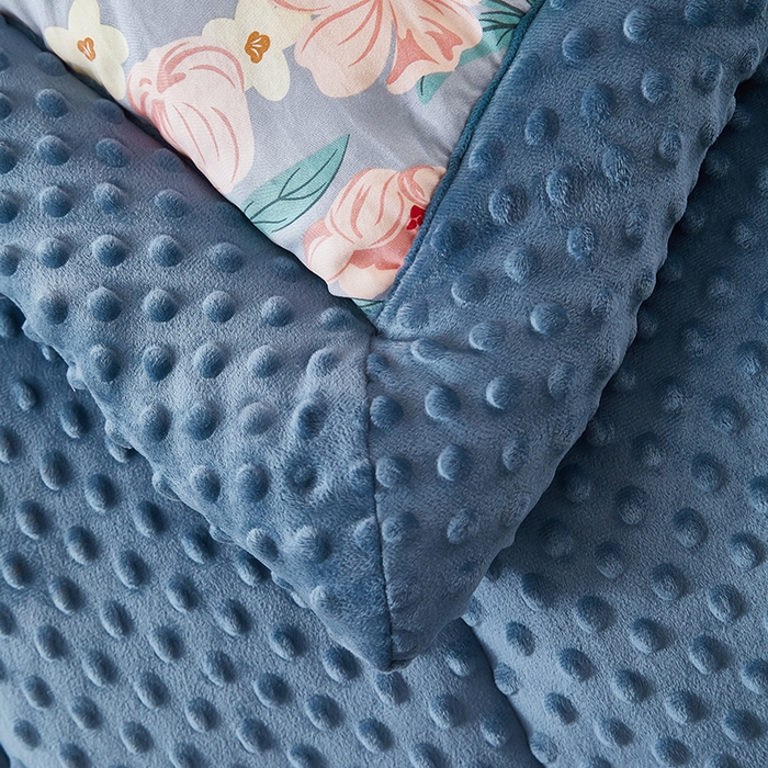 91家纺网 家纺一手货源 找家纺 蔻之羽 （全年现货）2026年新款豆豆被春秋被夏被加厚冬被空调被四季绒被子 安娜花园