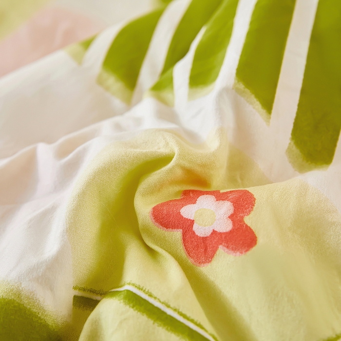 91家纺网 家纺一手货源 找家纺 蔻之羽 （全年现货）2026年新款豆豆被春秋被夏被加厚冬被空调被四季绒被子 真爱心语-绿