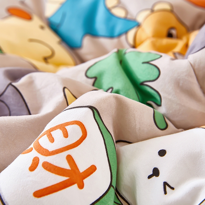 91家纺网 家纺一手货源 找家纺 蔻之羽 （全年现货）2026年新款豆豆被春秋被夏被加厚冬被空调被四季绒被子 恐龙