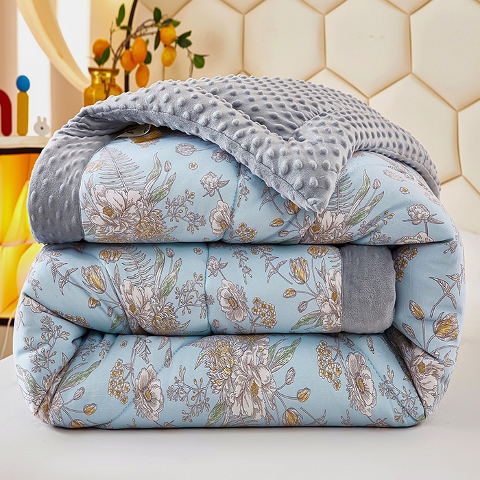 91家纺网 家纺一手货源 找家纺 蔻之羽 （全年现货）2026年新款豆豆被春秋被夏被加厚冬被空调被四季绒被子 复古琉璃