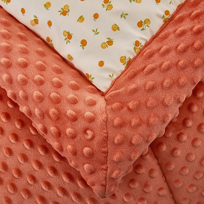 91家纺网 家纺一手货源 找家纺 蔻之羽 （全年现货）2026年新款豆豆被春秋被夏被加厚冬被空调被四季绒被子 好事发生