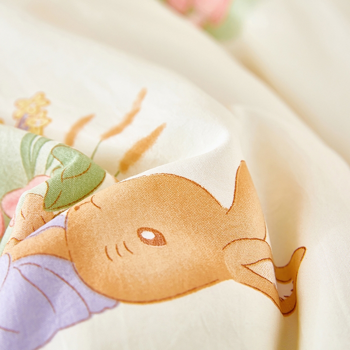 91家纺网 家纺一手货源 找家纺 蔻之羽 （全年现货）2026年新款豆豆被春秋被夏被加厚冬被空调被四季绒被子 欢乐兔-绿