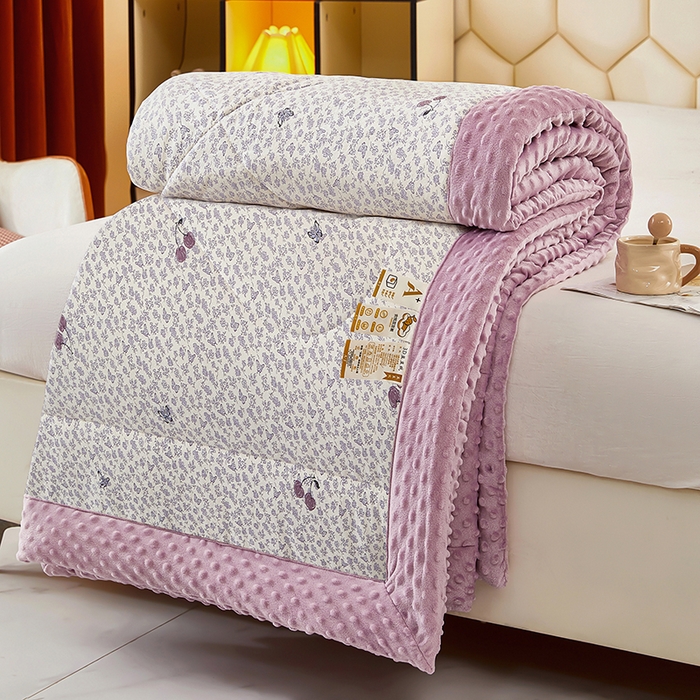 蔻之羽 （全年现货）2026年新款豆豆被春秋被夏被加厚冬被空调被四季绒被子 蝶之梦