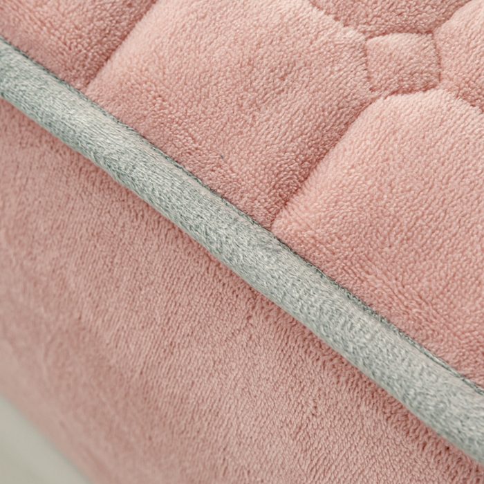 91家纺网 家纺一手货源 找家纺 女子家纺 2025新款加厚牛奶绒学生宿舍夹棉床笠 豆沙