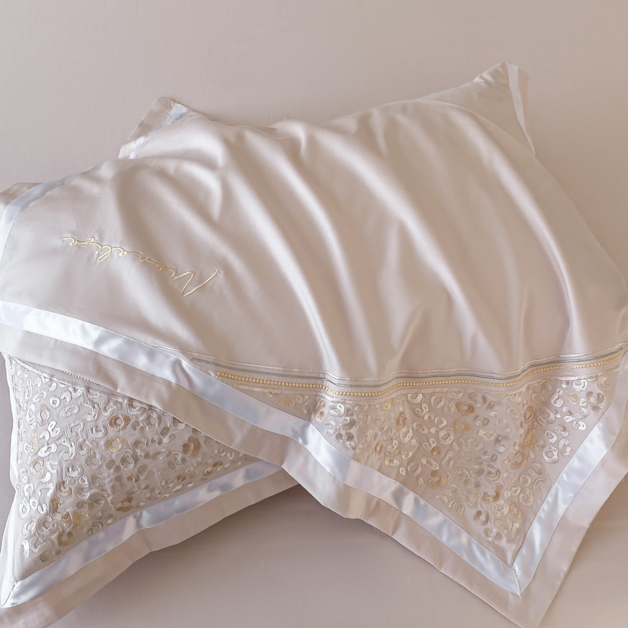 91家纺网 家纺一手货源 找家纺 （总）新方向 2025新款刺绣全棉100s贡缎长绒棉四件套-威尔