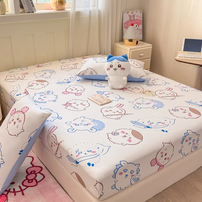 91家纺网 家纺一手货源 找家纺 （总）博雅 2025新款全棉吉伊咔哇单床笠