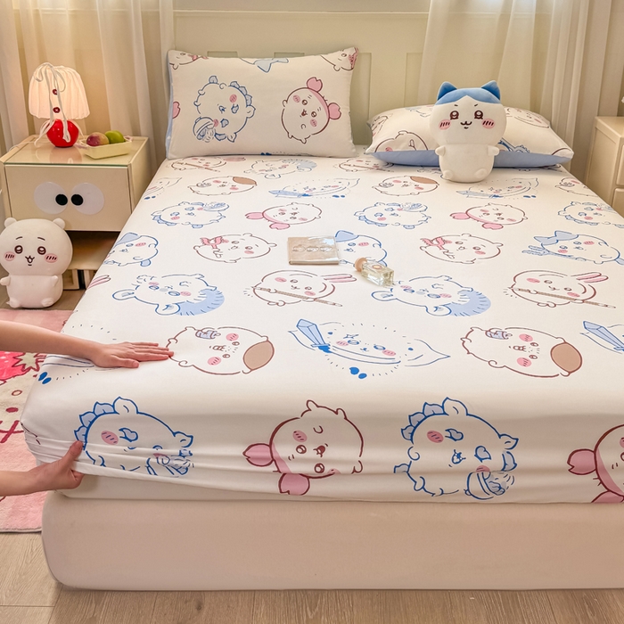 91家纺网 家纺一手货源 找家纺 （总）博雅 2025新款全棉吉伊咔哇单床笠