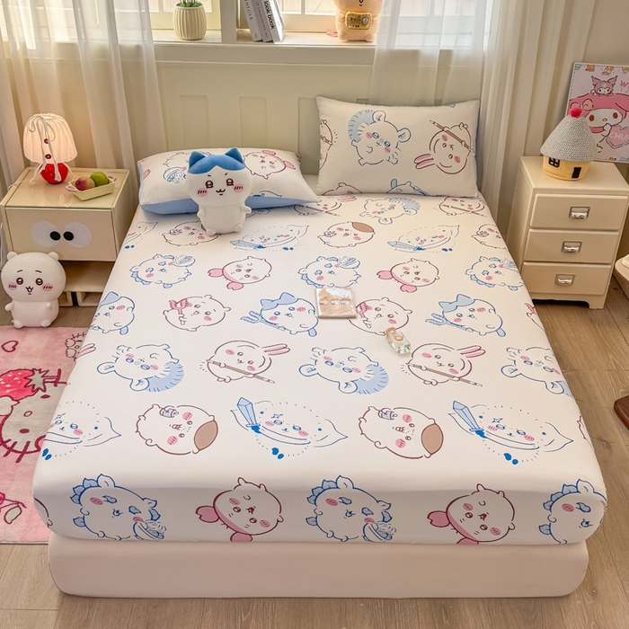 91家纺网 家纺一手货源 找家纺 （总）博雅 2025新款全棉吉伊咔哇单床笠