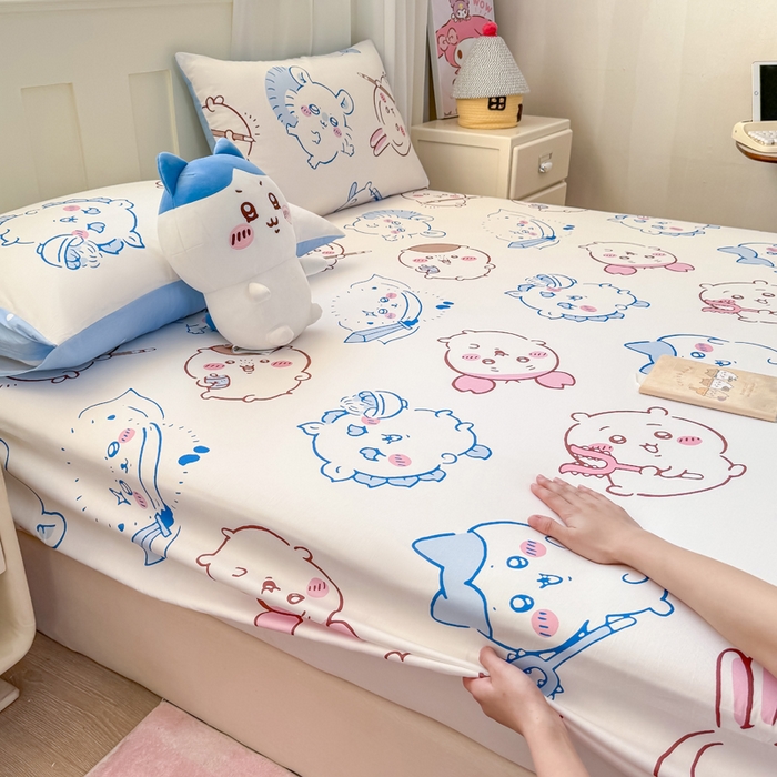 91家纺网 家纺一手货源 找家纺 （总）博雅 2025新款全棉吉伊咔哇单床笠