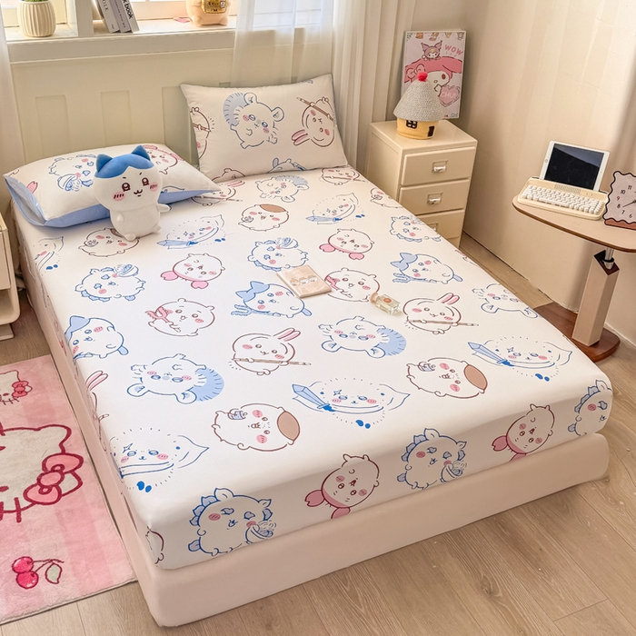 91家纺网 家纺一手货源 找家纺 （总）博雅 2025新款全棉吉伊咔哇单床笠