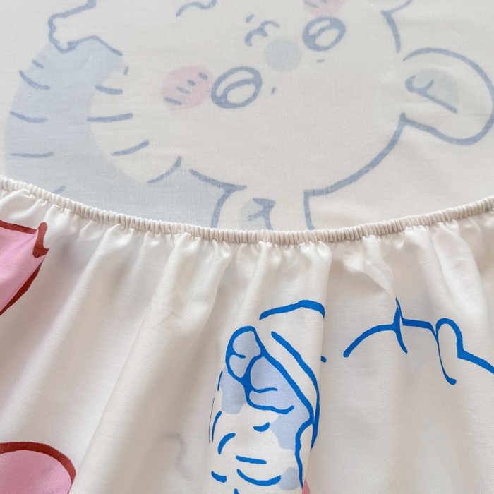 91家纺网 家纺一手货源 找家纺 （总）博雅 2025新款全棉吉伊咔哇单床笠