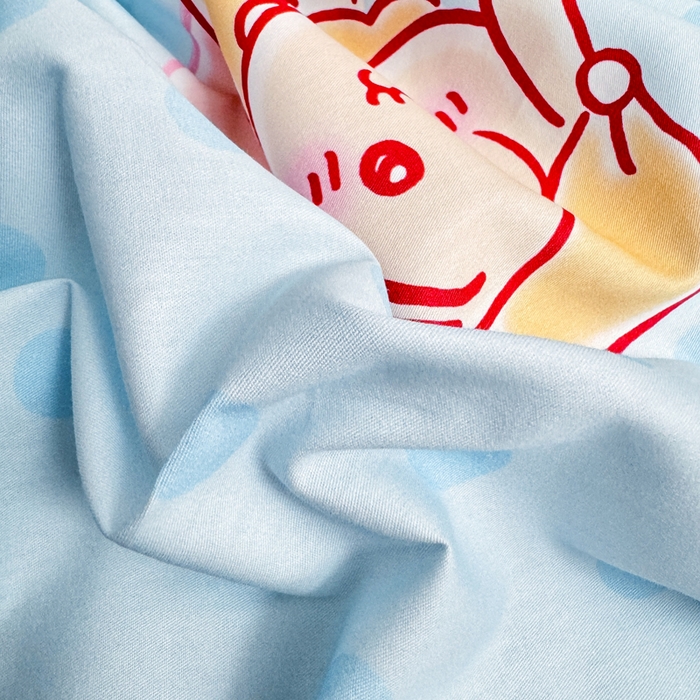 91家纺网 家纺一手货源 找家纺 博雅 2025新款全棉吉伊咔哇单床笠 星梦吉伊卡哇