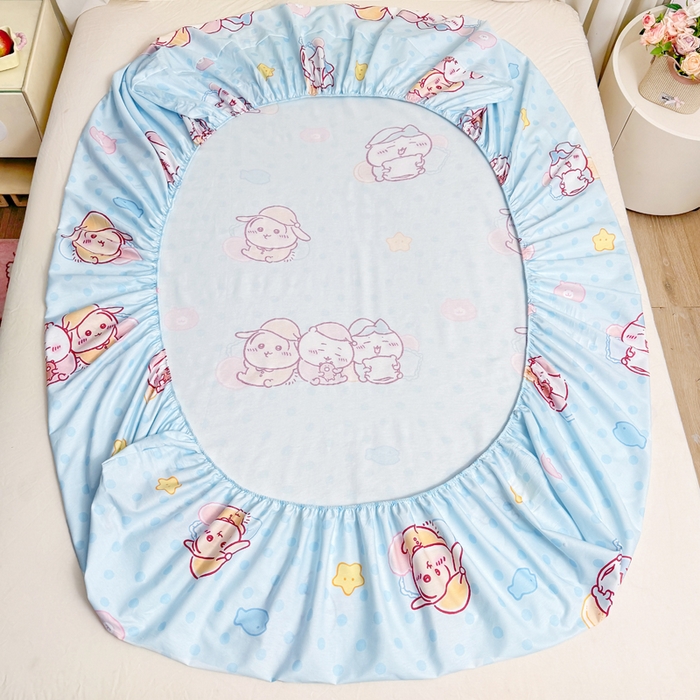 91家纺网 家纺一手货源 找家纺 博雅 2025新款全棉吉伊咔哇单床笠 星梦吉伊卡哇