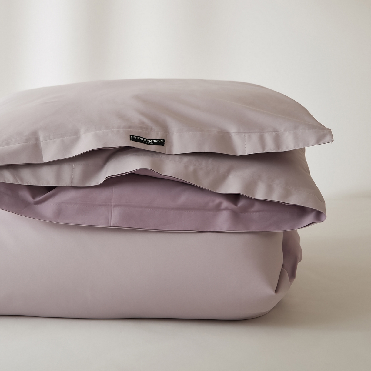 91家纺网 家纺一手货源 找家纺 EH家居 2026新款长绒棉安缦之境单品系列单被套 安缦之境-蔓越莓紫