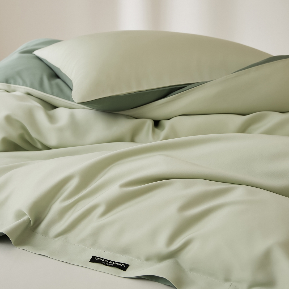 91家纺网 家纺一手货源 找家纺 EH家居 2026新款长绒棉安缦之境单品系列单被套 安缦之境-烟雨江南