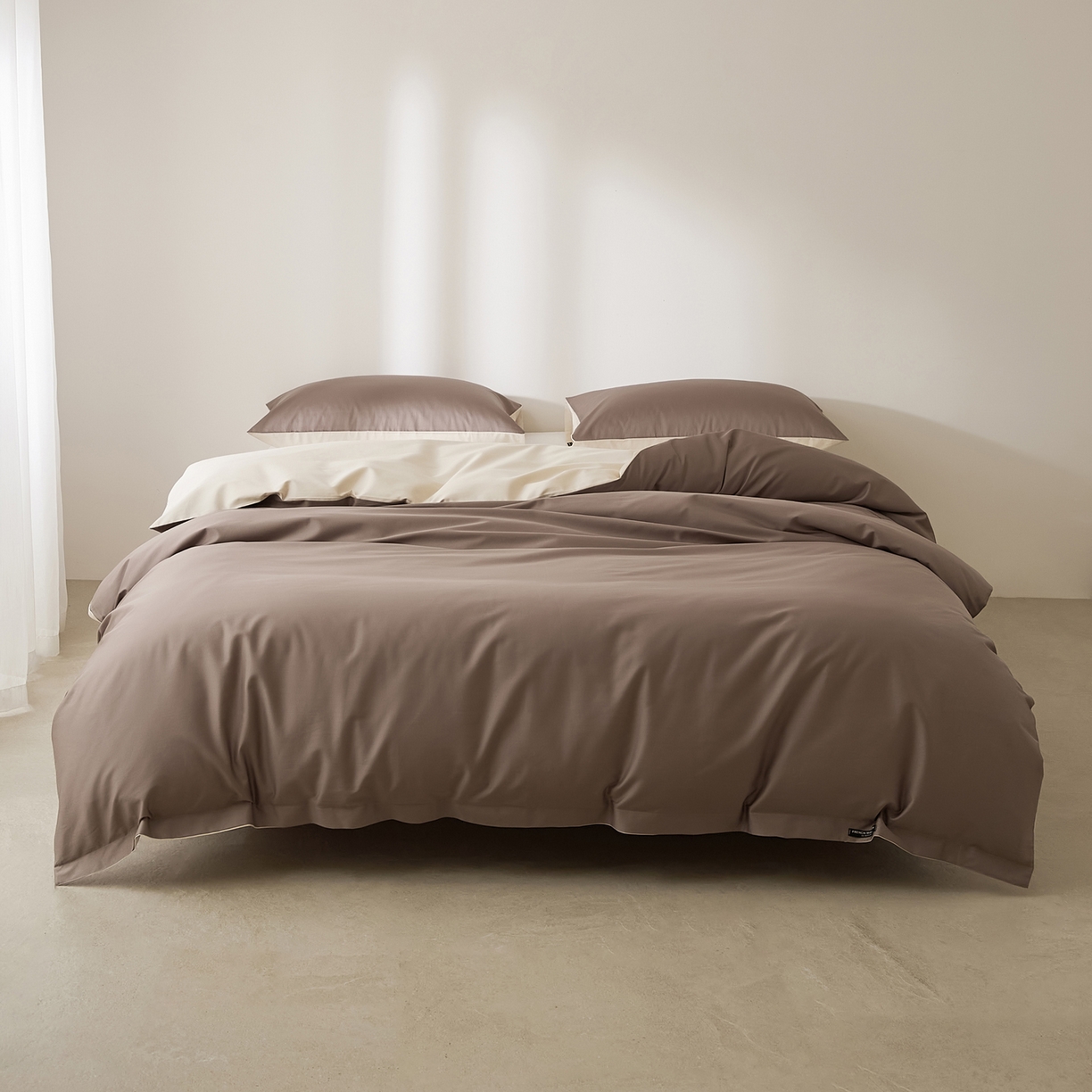 EH家居 2026新款长绒棉安缦之境单品系列单被套 安缦之境-布朗尼咖