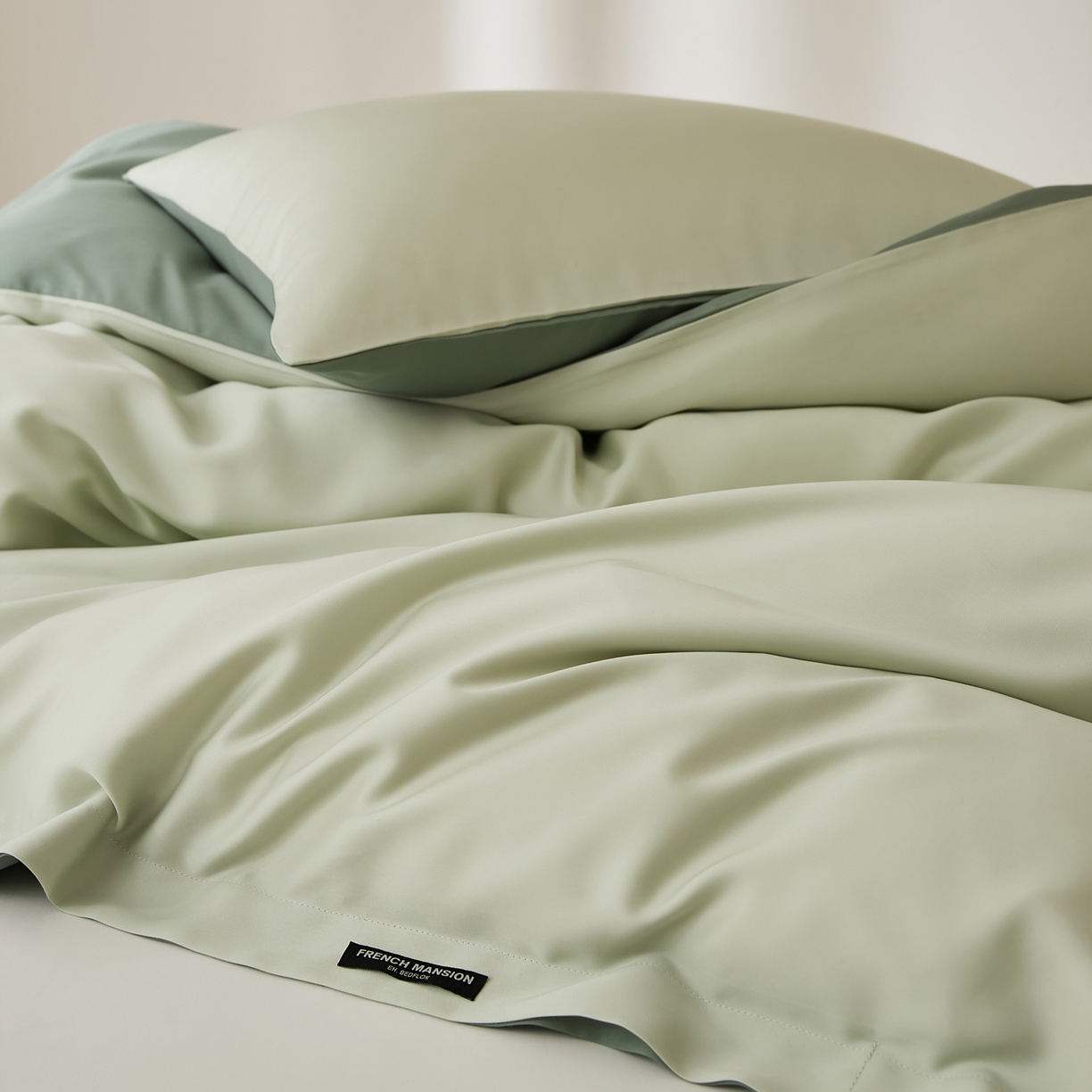 91家纺网 家纺一手货源 找家纺 EH家居 2026新款长绒棉安缦之境单品系列单被套 安缦之境-烟雨江南