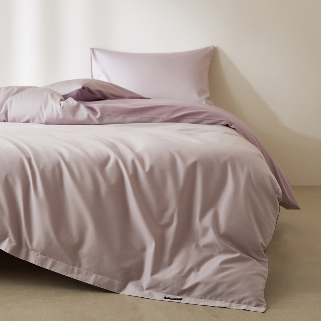 91家纺网 家纺一手货源 找家纺 EH家居 2026新款长绒棉安缦之境单品系列单被套 安缦之境-蔓越莓紫