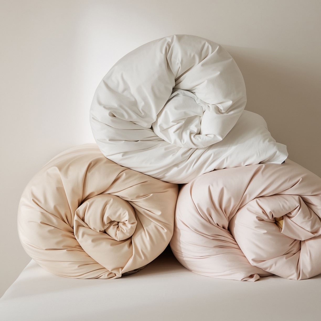 91家纺网 家纺一手货源 找家纺 EH家居 2026新款长绒棉安缦之境单品系列单被套 组合图仅供展示