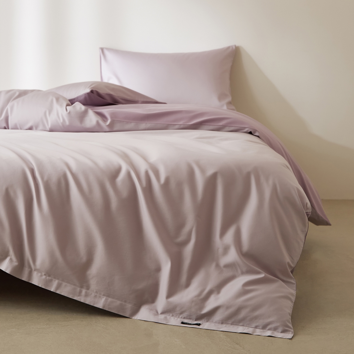 91家纺网 家纺一手货源 找家纺 EH家居 2026新款长绒棉安缦之境单品系列单被套 安缦之境-蔓越莓紫