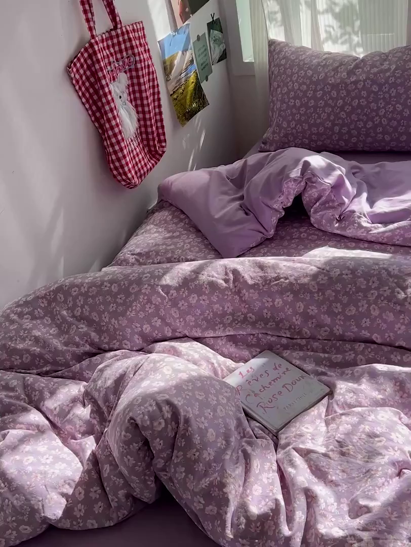 91家纺网 家纺一手货源 找家纺 （总）水墨江南 2026新款加厚仿棉古法水洗棉小布袋款印花四件套