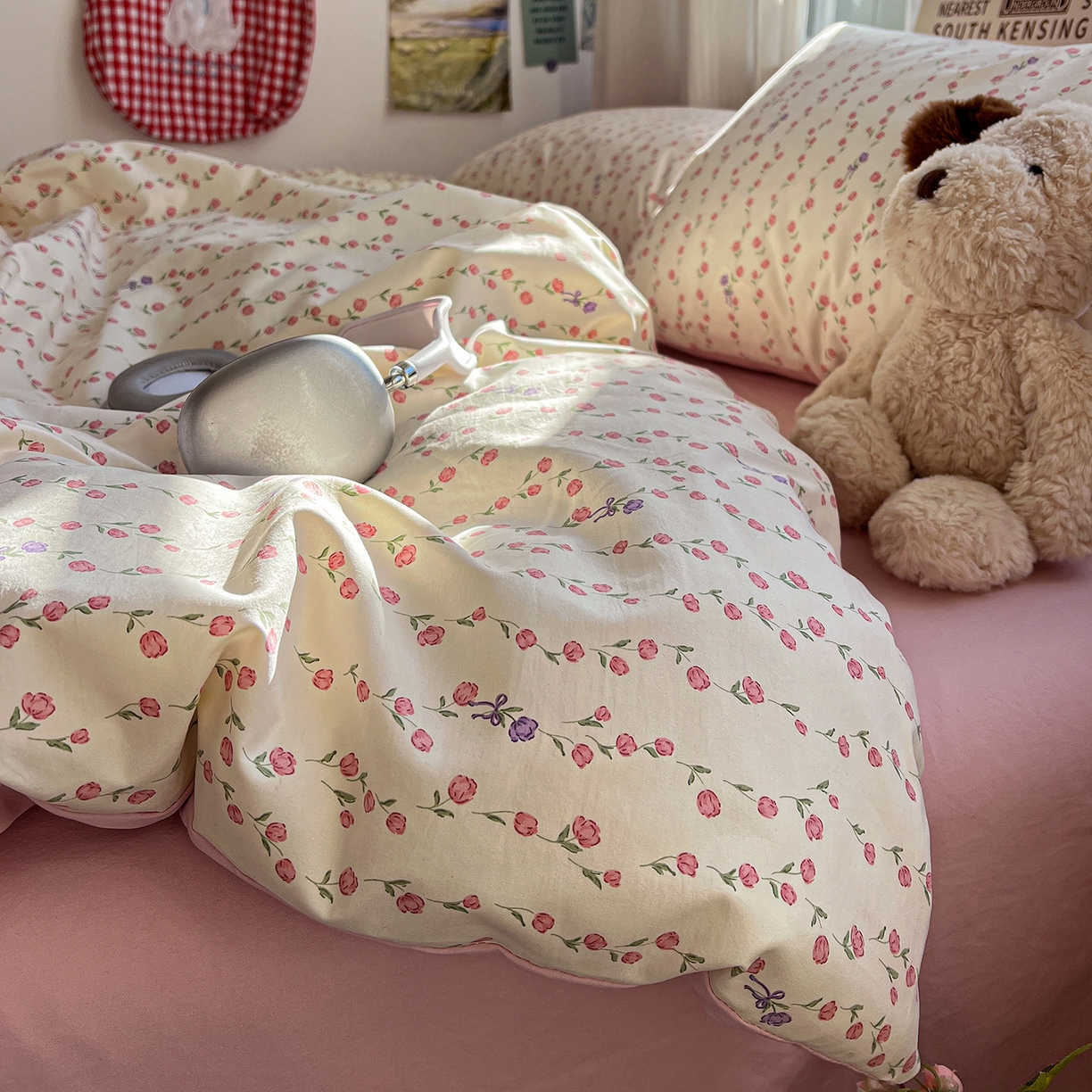 91家纺网 家纺一手货源 找家纺 （总）水墨江南 2026新款加厚仿棉古法水洗棉小布袋款印花四件套