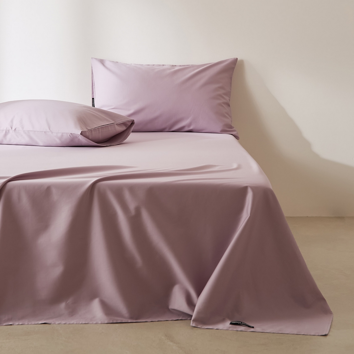 91家纺网 家纺一手货源 找家纺 EH家居 2026新款长绒棉安缦之境单品系列单床单 安缦之境-暮藤紫