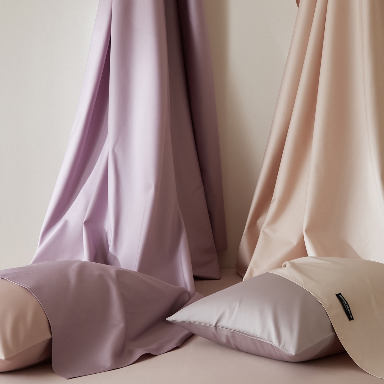 91家纺网 家纺一手货源 找家纺 EH家居 2026新款长绒棉安缦之境单品系列单床单 组合图仅供展示