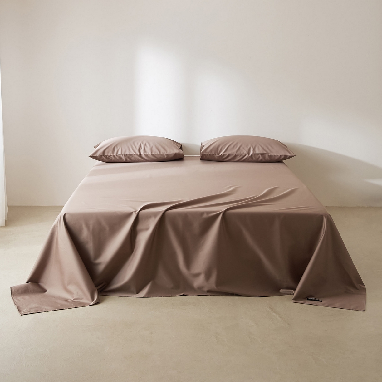 EH家居 2026新款长绒棉安缦之境单品系列单床单 安缦之境-布朗尼咖