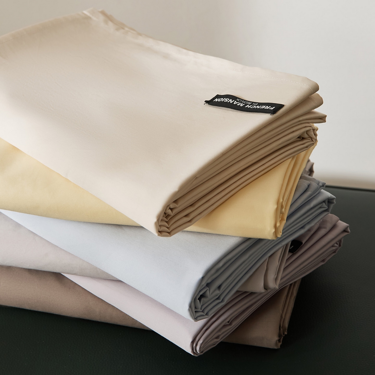 91家纺网 家纺一手货源 找家纺 EH家居 2026新款长绒棉安缦之境单品系列单床单 组合图仅供展示