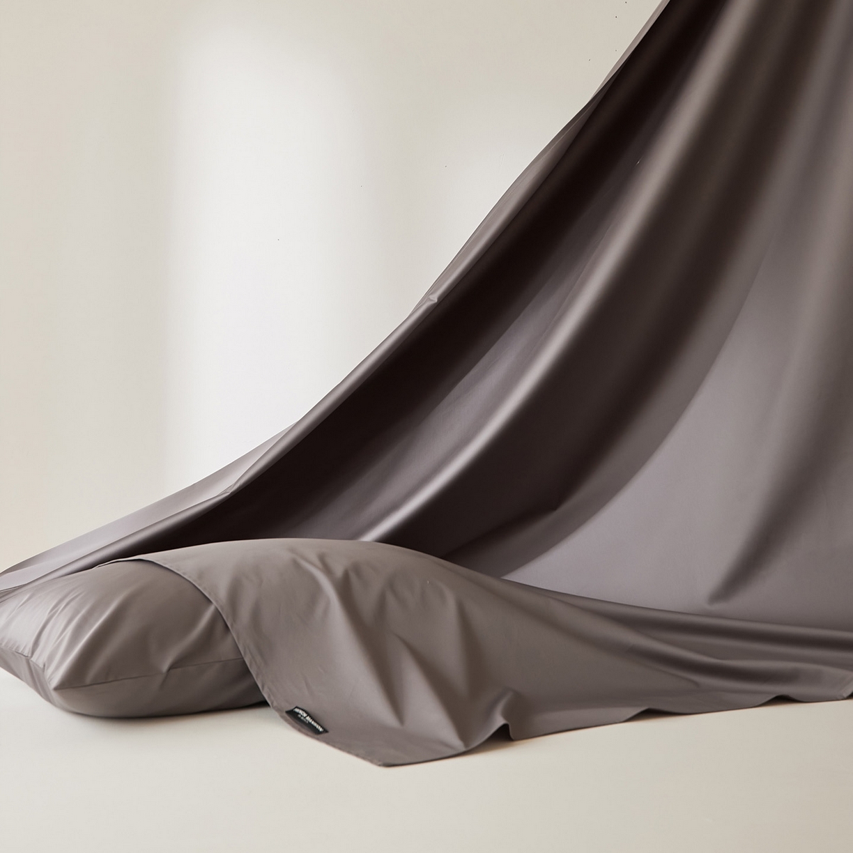 91家纺网 家纺一手货源 找家纺 EH家居 2026新款长绒棉安缦之境单品系列单床单 安缦之境-冰岛灰