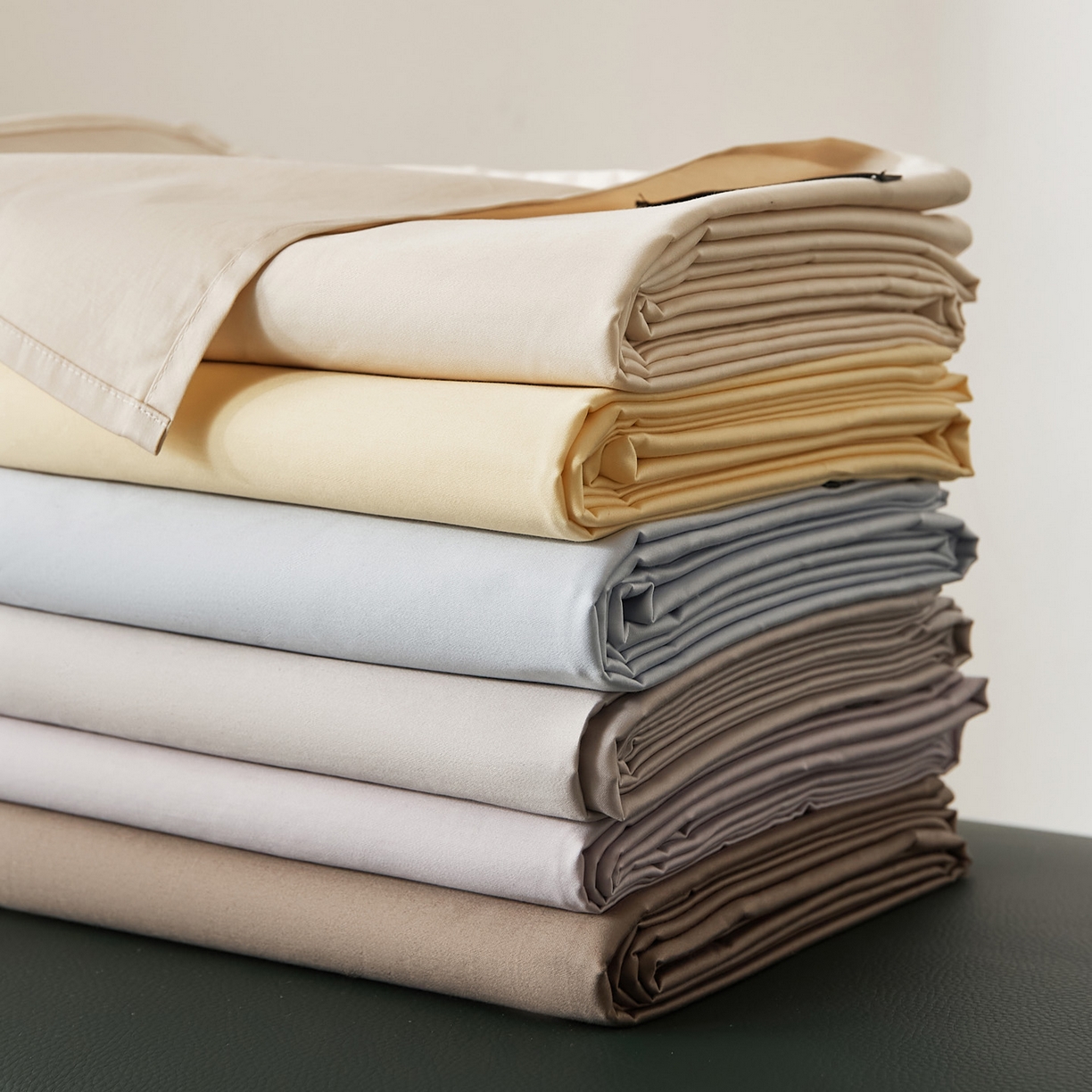 91家纺网 家纺一手货源 找家纺 EH家居 2026新款长绒棉安缦之境单品系列单床单 组合图仅供展示